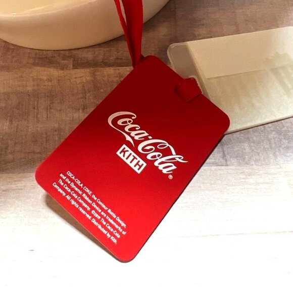 Kith x Coca-Cola Collaboration Bucket Hat Red & Black Pattern With Logo Design - Picture 8 of 11